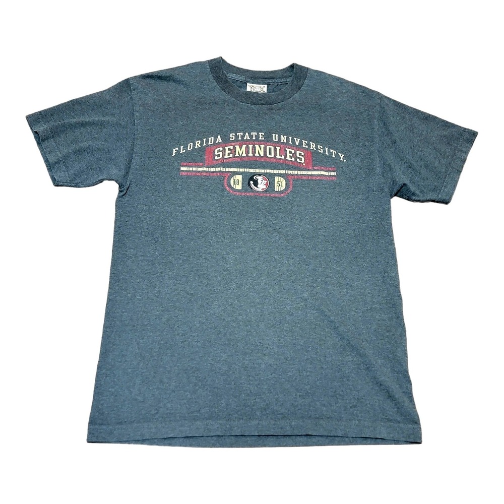 Mens Florida State Seminoles TCX Apparel T-Shirt Gray Medium Graphic Tee FSU